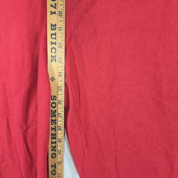 Vintage Chaps Ralph Lauren Pants Mens 36x30 Red NWT Workwear Preppy - Picture 3 of 14